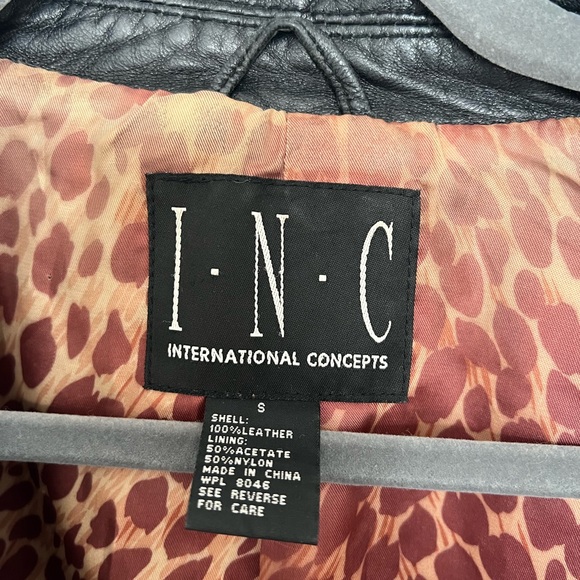 100% leather trench coat in size S - Picture 3 of 7